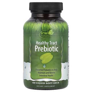 Irwin Naturals, Healthy Tract Prebiotic, 60 capsule molli liquide