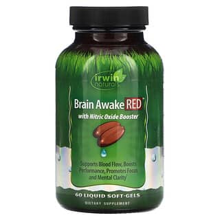 Irwin Naturals, Brain Awake Red, 60 液體軟膠囊