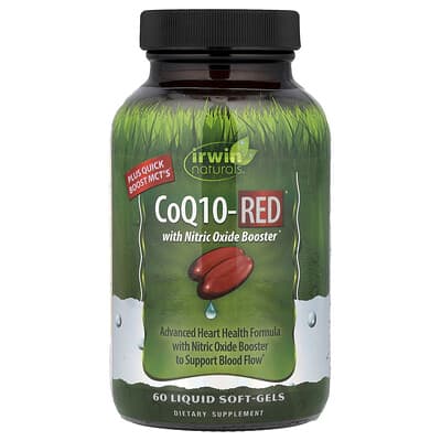 Irwin Naturals, CoQ10-Red, 60 Liquid Softgels