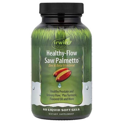 Irwin Naturals, Healthy-Flow Saw Palmetto™, 60 Liquid Softgels