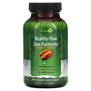 إيروين ناتشورالز‏, Healthy Flow Saw Palmetto, 60 Liquid Soft-Gels