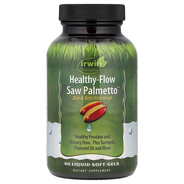 Irwin Naturals Healthy-Flow Saw Palmetto™, 60 Liquid Soft-Gels
