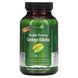 Irwin Naturals, Ginkgo Biloba, Double-Potency , 60 Liquid Soft-Gels