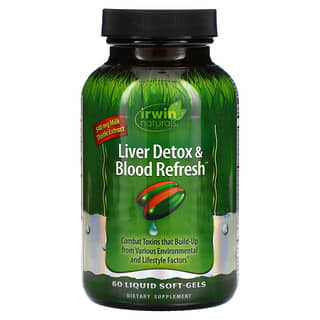 Irwin Naturals, Liver Detox & Blood Refresh, 60 flüssige Weichkapseln
