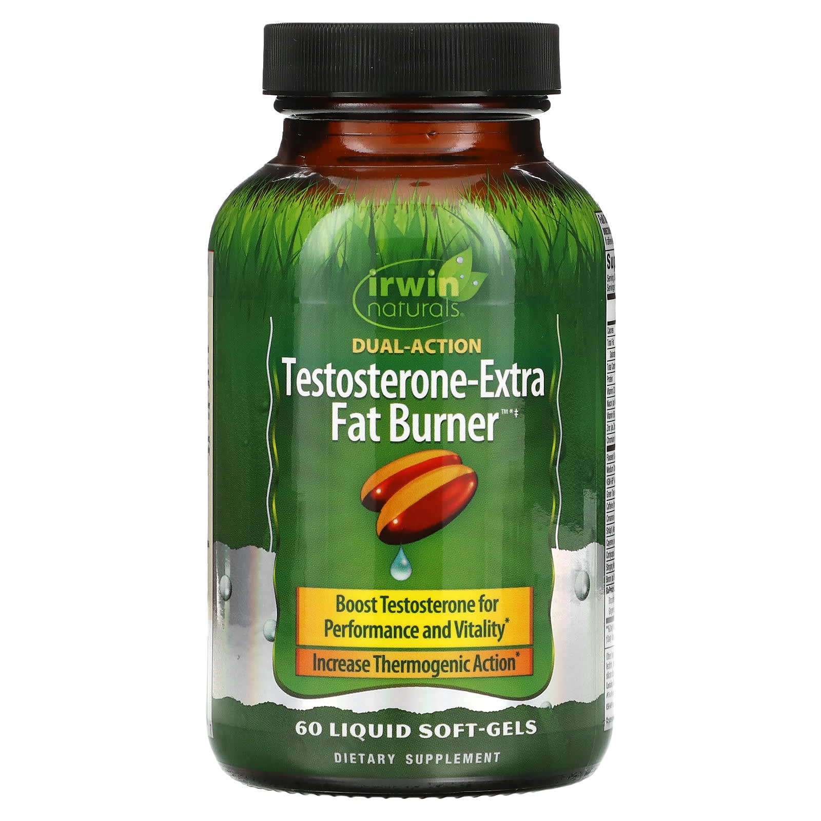 Testosterone-Extra Fat Burner, 60 Liquid Soft-Gels