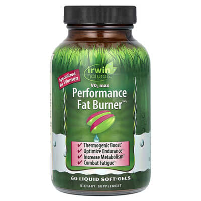 Irwin Naturals, V02 Max, Performance Fat Burner, 60 Liquid Soft Gels