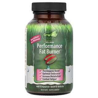 Irwin Naturals, V02 Max, Performance Fat Burner, 60 Liquid Soft Gels