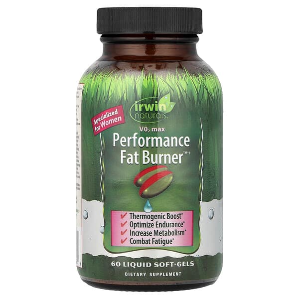 Irwin Naturals, VO2 Max Performance Fat Burner™, 60 Liquid Soft-Gels — product photo 1
