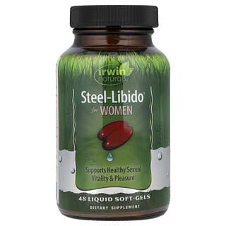 Irwin Naturals, Steel-Libido For Women, 48 Cápsulas Softgel Líquidas