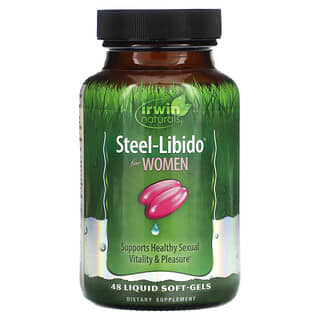 Irwin Naturals, Steel-Libido, для женщин, 48 капсул с жидкостью