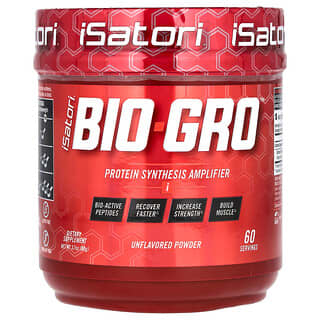 Isatori, Bio-Gro, Amplificador de la síntesis de proteínas, Sin sabor, 90 g (3,7 oz)