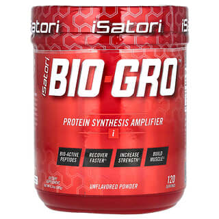 Isatori‏, Bio-Gro, מגביר סינתזת חלבון, ללא טעם, 180 גרם (6.35 אונקיות)