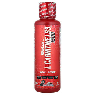 Isatori, L-Carnitine LS3® 1500, Mixed Berry, 16 fl oz (480 ml)