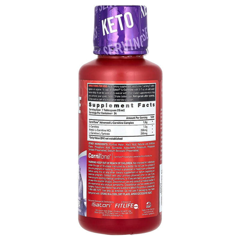 should you refrigerate l carnitine L-Carnitine Liquid | Allmax Nutrition main image 1