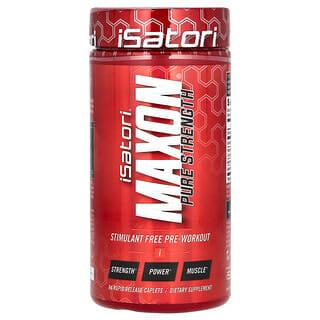 Isatori, Maxon Pure Strength, Stimulant Free Pre-Workout, 84 Rapid Release Caplets