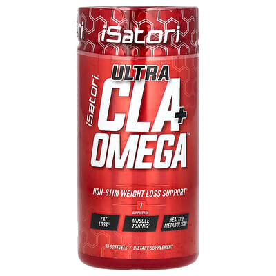 Isatori, Ultra CLA+Omega, 90 Softgels