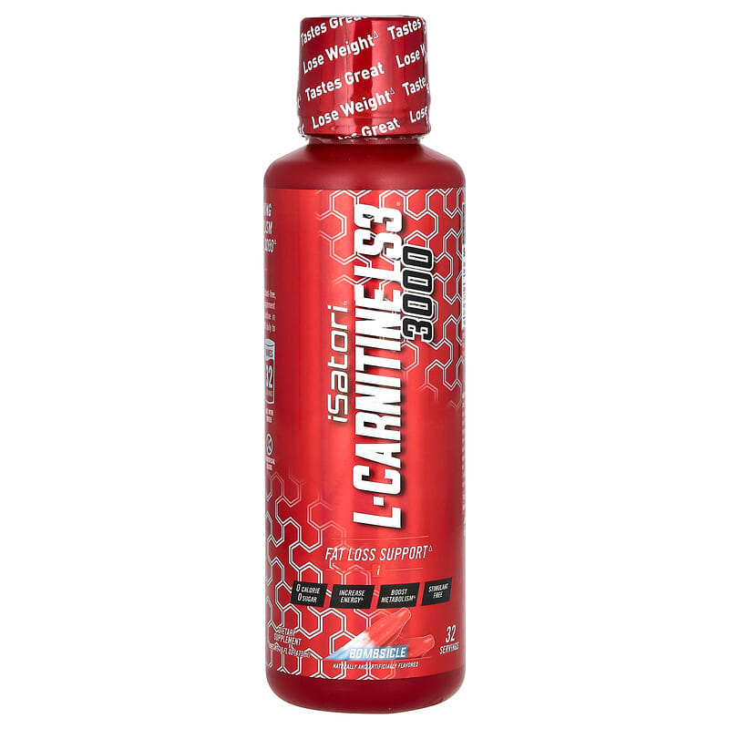 L-Carnitine LS3 3000, Bombsicle, 3,000 mg, 16 fl oz (473 ml)