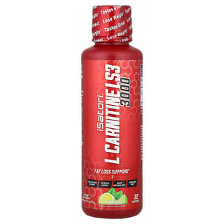 Isatori, L-Carnitine LS3 3000, Citron vert, 3000 mg, 480 ml