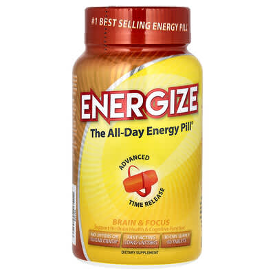 Isatori, Energize, The All-Day Energy Pill, 60 Tablets