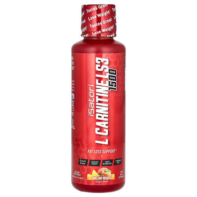 Isatori, L-Carnitine LS3 1500, Malibu Beach, 1500 mg, 16 fl oz (480 ml)