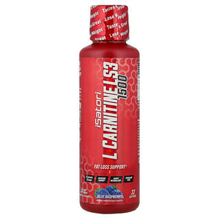Isatori, L-Carnitine LS3® 1500, Mavi Ahududu, 480 ml (16 sıvı ons)