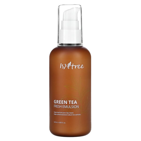 Isntree, 緑茶フレッシュエマルジョン、120ml（4.06液量オンス）