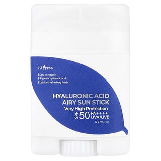 ISNtree, Воздушный солнцезащитный стик с гиалуроновой кислотой, SPF 50+ PA ++++, 22 г (0,77 унции)