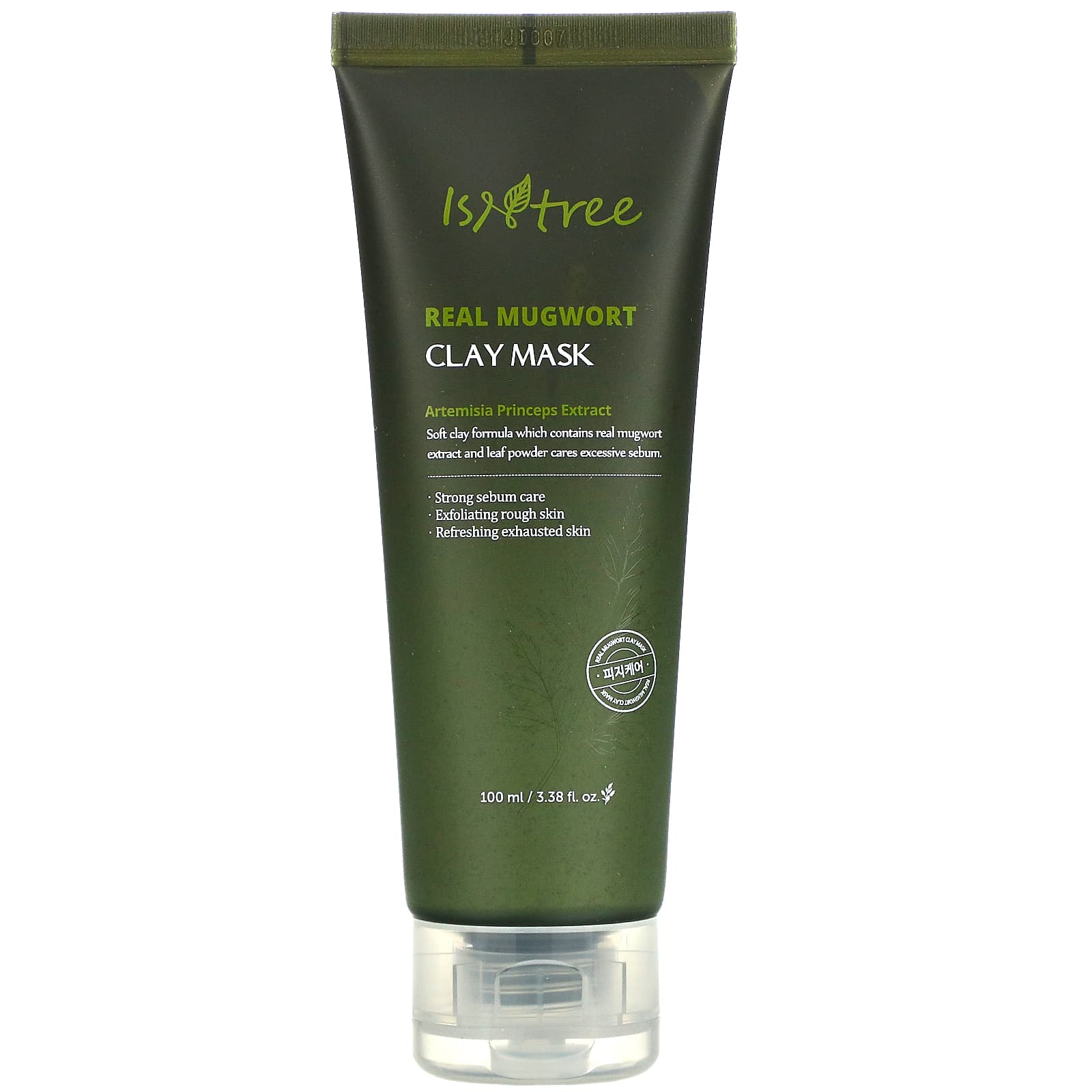 Isntree 本物のオオヨモギクレイマスク 100ml 3 38液量オンス Isntree 本物のオオヨモギクレイマスク 100ml 3 38液量オンス