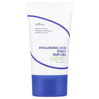 ISNtree, Ácido Hialurônico, Gel Solar Diário de Ácido Hialurônico, FPS 30, 50 ml (1,69 fl oz)