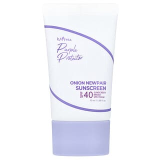 ISNtree, Purple Protector, Soğan Newpair Güneş Kremi, SPF 40, 1,69 fl oz (50 ml)