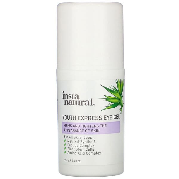 InstaNatural, Youth Express Eye Gel, 0.5 fl oz (15 ml)