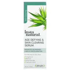 InstaNatural, Sérum antienvejecimiento y purificador de la piel, 30 ml (1 oz. Líq.)