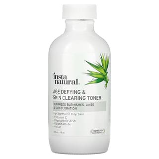 InstaNatural, Age Defying & Skin Clearing Gesichtswasser, 120 ml (4 fl. oz.)