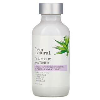 InstaNatural, 7％グリコール酸AHAトナー、120ml（4液量オンス）