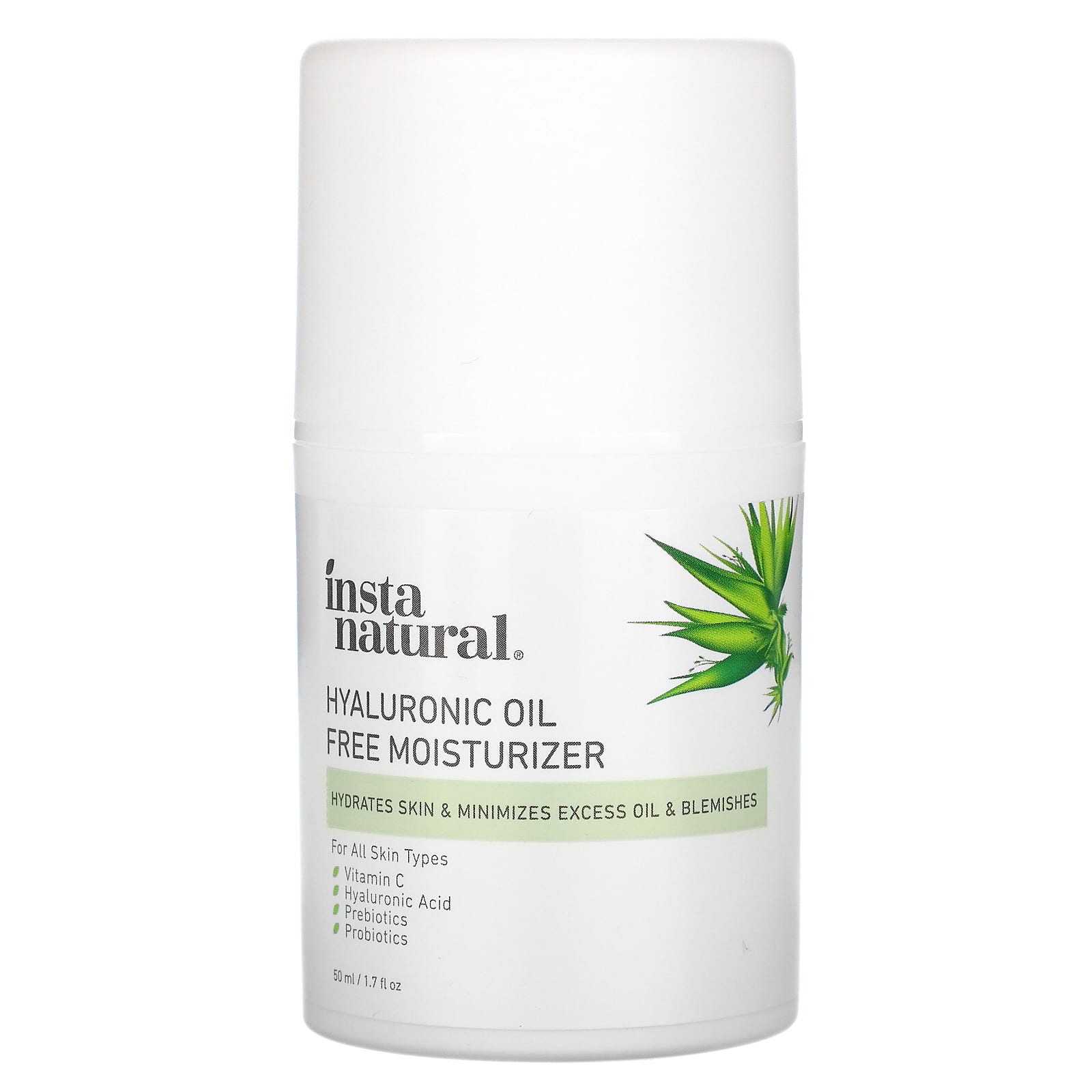 Instanatural ヒアルロン酸オイルフリー保湿クリーム 50ml 1 7液量オンス