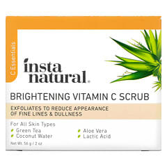 InstaNatural, Brightening Vitamin C Scrub, 2 oz (56 g)