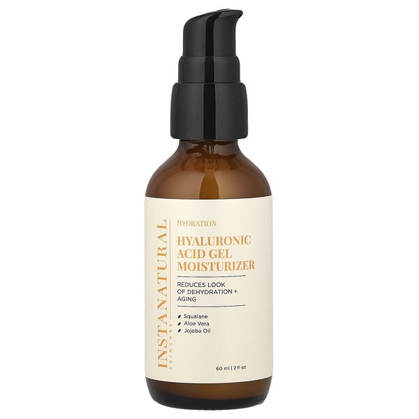 InstaNatural, 히알루론산 젤 모이스처라이저, 60ml(2fl oz)