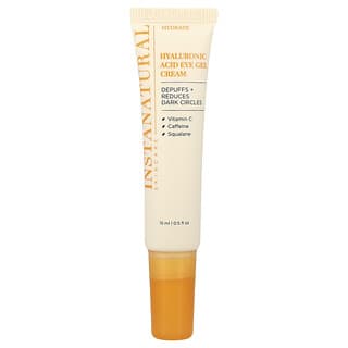 InstaNatural, Cremă-gel pentru ochi cu acid hialuronic, 15 ml