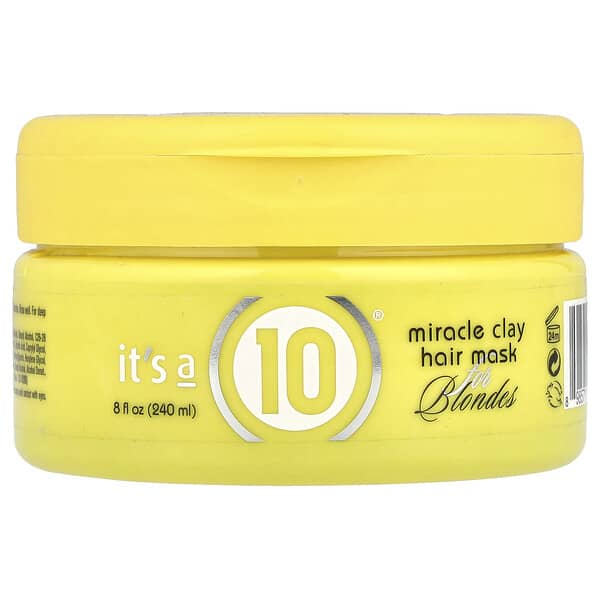 It's a 10, ミラクル クレイ ヘア マスク、フォーブロンド、240ml（8液量オンス）