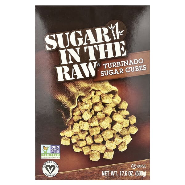 In the Raw, Sugar In The Raw®, Turbinado 슈가 큐브, 500g(17.6oz)