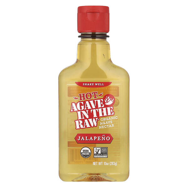 In the Raw, 유기농 Hot Agave In The Raw®, 할라피뇨, 283g(10oz)