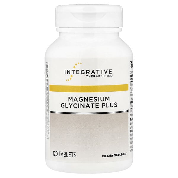 Integrative Therapeutics, Magnesium Glycinate Plus, 120 Tablets (110 mg per Tablet) — product photo 1