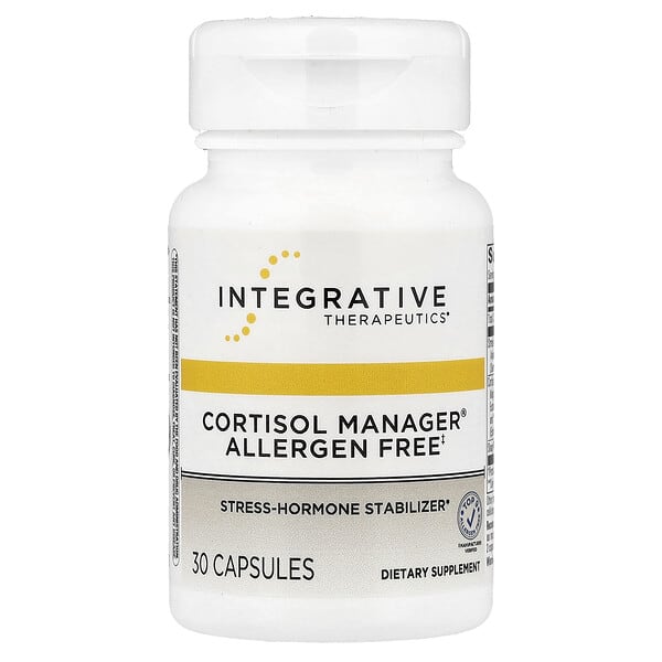 Integrative Therapeutics, Cortisol Manager®, Allergen Free, 30 Capsules — product photo 1