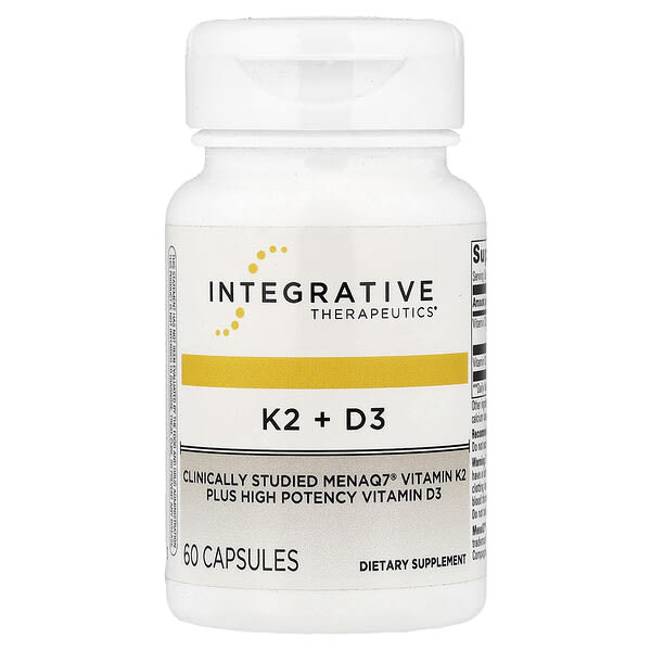 Integrative Therapeutics, K2 + D3, , 60 Kapseln