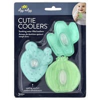 itzy ritzy, Cutie Coolers™, Soothing Water-Filled Teethers, 3+ Months, Cacti, 3 Teethers