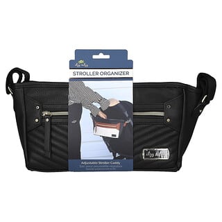 itzy ritzy, Stroller Organizer, Jetsetter Black, 1 Organizer