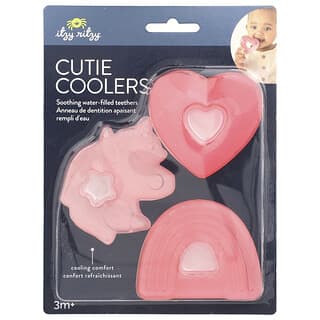 itzy ritzy, Cutie Coolers™, Soothing Water-Filled Teethers, 3+ Months, Magical, 3 Teethers