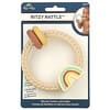 Ritzy Rattle, Silicone Teether with Rattle, 3+ Months, Neutral Rainbow, 1 Teether