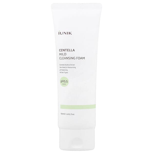 iUNIK, 센텔라 마일드 클렌징 폼, 120ml(4.05fl oz)