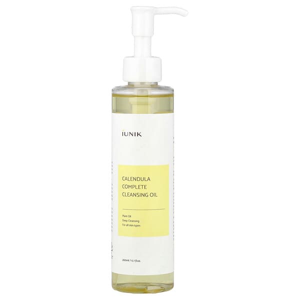 iUNIK, Complete Cleansing Oil, Reinigungsöl für alle Hauttypen, Ringelblume, 200 ml (6,7 fl. oz.)
